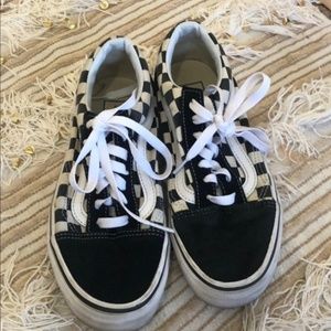 Checkered Vans